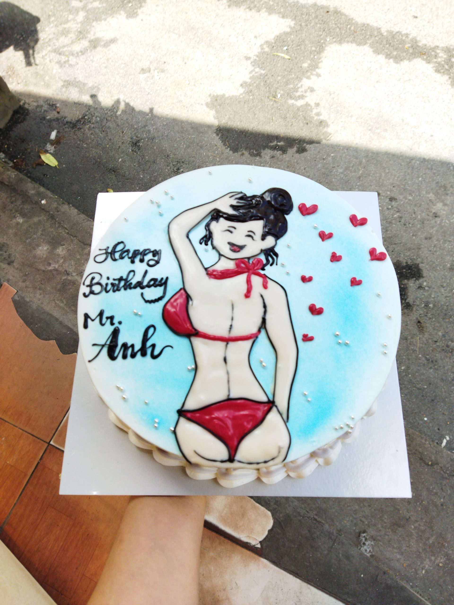 mẫu bánh vẽ cô gái mùa hè summer mẫu bánh vẽ cô gái mùa hè summer